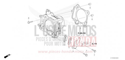 CYLINDRE/ANCHE SOUPAPE SH350AS de 2025
